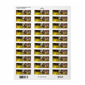 Artistisch palet #1 etiket (Full Sheet)