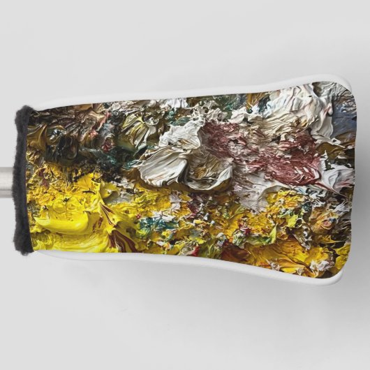Artistisch palet #1 golfheadcover (Voorkant)