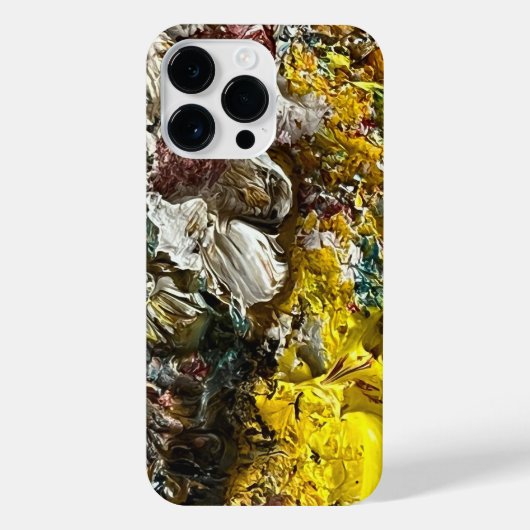 Artistisch palet #1 iPhone hoesje (Achterkant)