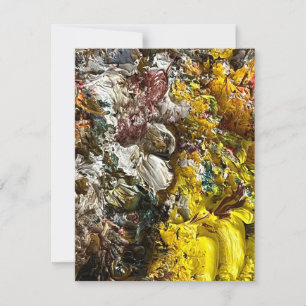 Artistisch palet #1 kaart