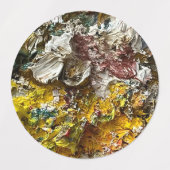 Artistisch palet #1 labels (Design 2)