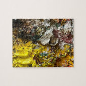 Artistisch palet #1 legpuzzel (Horizontaal)