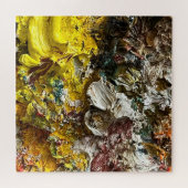 Artistisch palet #1 legpuzzel (Horizontaal)