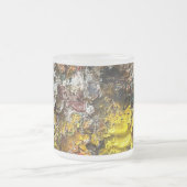 Artistisch palet #1 matglas koffiemok (Center)