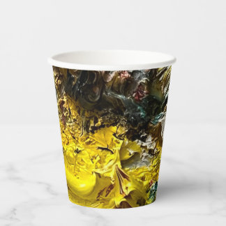 Artistisch palet #1 papieren bekers