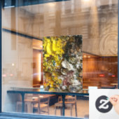 Artistisch palet #1 raamsticker (Cafe Raam)