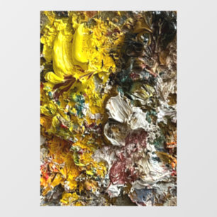 Artistisch palet #1 raamsticker