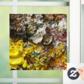 Artistisch palet #1 raamsticker (Huis)