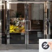 Artistisch palet #1 raamsticker (Kantoordeur)