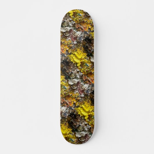 Artistisch palet #1 skateboard (Voorkant)