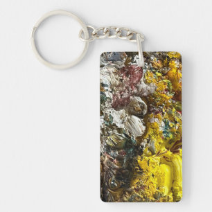 Artistisch palet #1 sleutelhanger