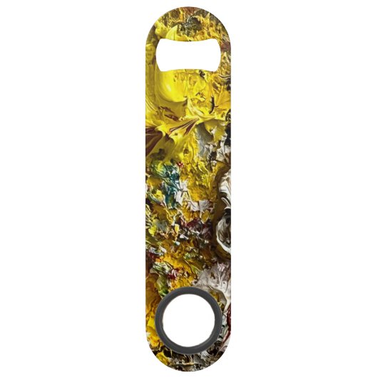 Artistisch palet #1 speed flessenopener (Voorkant)
