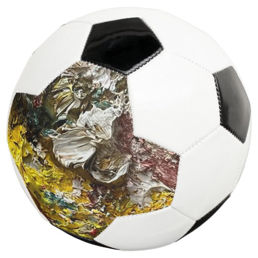 Artistisch palet #1 voetbal (Drie kwart)