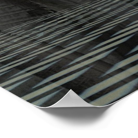 Artistisch sci-fi poster "Wandelend in een buitena (Hoek)