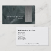 Artistisch staal Accent 4 Visitekaartje (Voorkant / Achterkant)