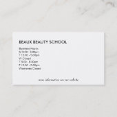 Artistisch staal Accent 4 Visitekaartje (Achterkant)