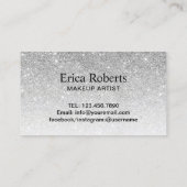 Artistische roze Lips Silver Glitter Loyalty (Achterkant)