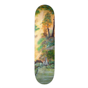 ARTISTISCHE SKATEBOARD _Oranje bos