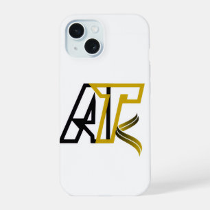 Artisto Logo Hoesje – Strak Zwart & Goud Design iPhone 15 Hoesje