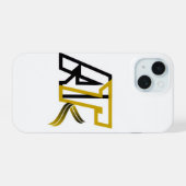 Artisto Logo Phone Case – Sleek Black & Gold Desig (Verso Horizontal)