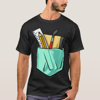 Artists Artist Tools  Cute Pocket T-shirt