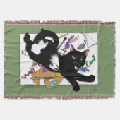 Artist's Black Cat Deken (Voorkant)