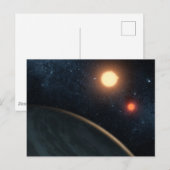 Artist's Concept Illustrating Kepler-16b. Briefkaart (Voorkant / Achterkant)