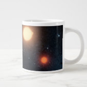 Artist's Concept Illustrating Kepler-16b. Extra Grote Beker (Rechts)