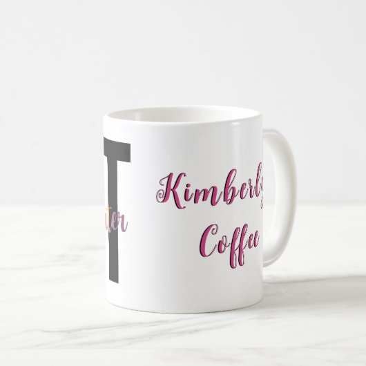 Artist's Humor, Coffee NOT Paint Water Funny Koffiemok (Voorkant rechts)