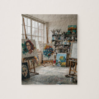 Artist's studio legpuzzel