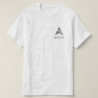 Artix greyscale logo brandmerk op de borst T-shirt