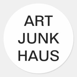 ARTJUNKHAUS Jeff Hankamer Artjunkhaus SPLASH-ART Ronde Sticker
