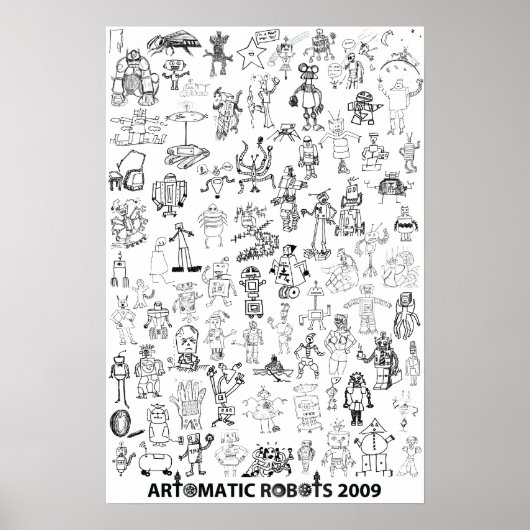Artomatische robots 2009 Poster 2 (Voorkant)