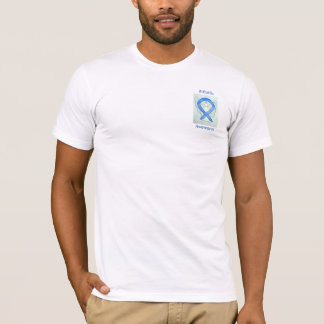 Artritis Awareness Blue Ribbon Angel Custom T-shir T-shirt