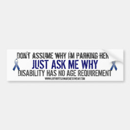 Artritis Awareness bumper sticker