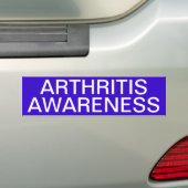 Artritis Bewustheid Bumpersticker (Op auto)