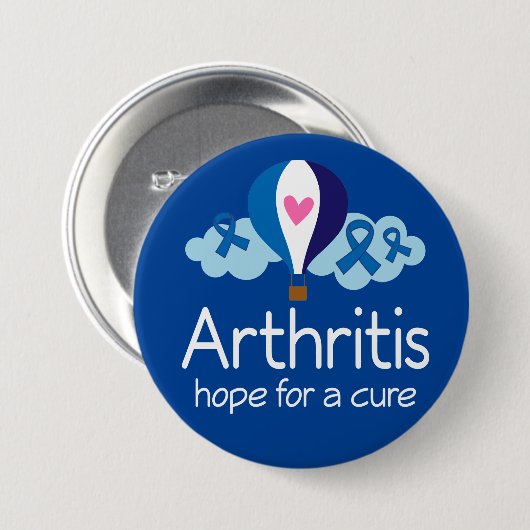 Artritis hoopt op een echte Button voor koolstofbe (Voorkant /achterkant)