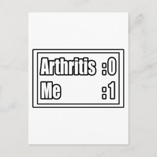 Artritis scorebord briefkaart