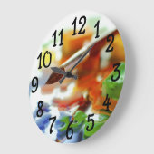 Artroom Paint Design Bedroom Dorm Wall klok (Hoek)