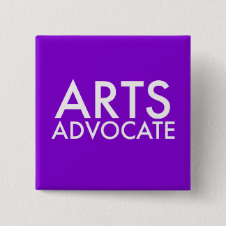 Arts Advocate Button