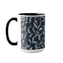 Arts and Crafts Geïnspireerd Blauwe Blauwe Bladwij