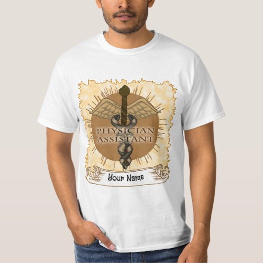 Arts Assistent Caduceus T-shirt op maat (Voorkant)
