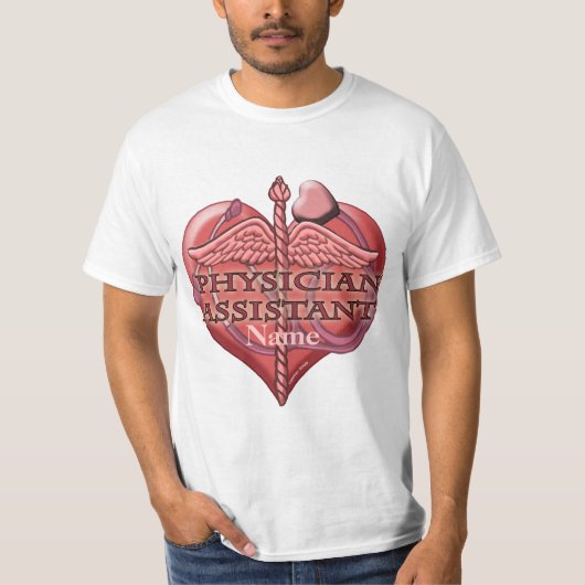 Arts-assistent hartcaduceus t-shirt (Voorkant)