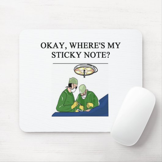 arts chirurg grap muismat (Met muis)