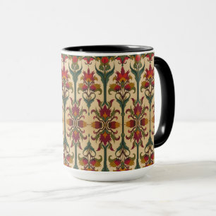 Arts & Crafts Craftsman en Mission frieze bloemmot Mok