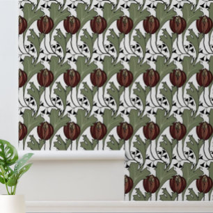 Arts & Crafts Stijl Petworth Bloemenpatroon Behang