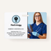 Arts die röntgenfoto onderzoekt badge (Voorkant)