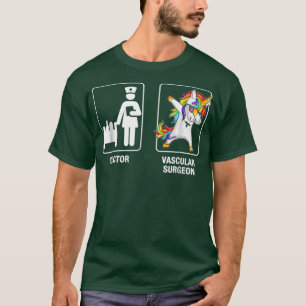 Arts- en vaatchirurg Unicorn Dabbing Gifts T-shirt