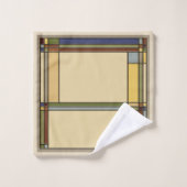 Arts et artisanat Automne Motif géométrique (Gant de toilette)