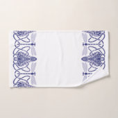 Arts Et Artisanat Bleu & Blanc Dragonflies Frieze (Serviette à main)